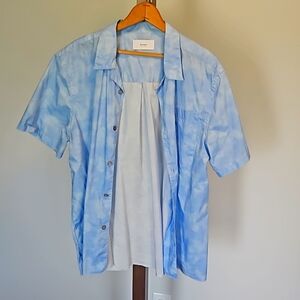 Ovadia men's blue shirt L